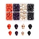 280Pcs 2 Sizes Dyed Synthetic Turquoise Beads(G-LS0002-19)-1