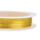 Alambre de joyería de cobre redondo(CWIR-Q006-0.4mm-G)-4