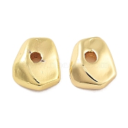 Rack Plating Polygon Brass Beads, Cadmium Free & Lead Free, Long-Lasting Plated, Golden, 6x5.5x2.5mm, Hole: 1.2mm(KK-Z071-36G)