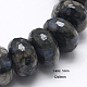 Natural Grey Opal Beads Strands(G-G255-12x8mm-02)-1
