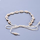 Adjustable Cowrie Shell Beads Beaded Necklaces(NJEW-JN02394)-4