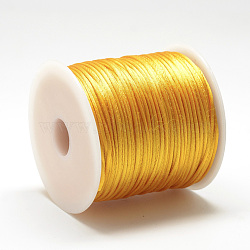Nylon Thread, Orange, 2.5mm, about 32.81 Yards(30m)/Roll(NWIR-Q010B-523)