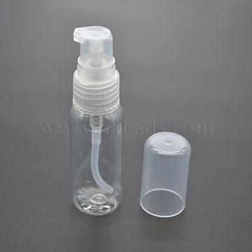 50ml Duckbilled Style PET Bottles, Refillable Container, Travel Bath Cream Lotion Packaging Press Pump Bottle, Clear, 12.1x3.25cm, Capacity: 50ml(1.69 fl. oz)(X-MRMJ-WH0009-08)
