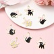 8pcs 4 styles pendentifs en alliage émaillé(FIND-FS0001-91)-7