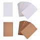200Pcs 2 Colors Rectangle Cardboard Jewlery Display Cards(CDIS-SZ0001-18)-1