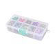 10 Colors Baking Painted Crackle Glass Beads(DGLA-JP0001-08-B)-2