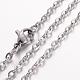 304 Stainless Steel Necklace(MAK-K004-05P)-2