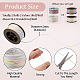 2 Rolls 2 Colors Segment Dyed Round Polyester Twisted Cords(OCOR-TA0003-65C)-4