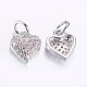Long-Lasting Plated Brass Micro Pave Cubic Zirconia Charms(ZIRC-F069-41P)-2