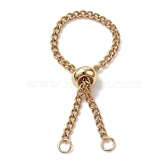304 Stainless Steel Chain Ring Components, Golden, Inner Diameter: 27mm(RJEW-JR00666-01)