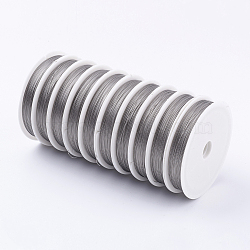 Original Color(Raw) Tail Wire, Nylon-coated Stainless Steel, Raw, about 0.38mm in diameter, 80m/roll(L0.38mm80-01)