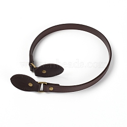 PU Leather Shoulder Strap, for Bag Straps Replacement Accessories, Coconut Brown, 67x2x0.35cm, Hole: 1.8mm and 2.5mm(FIND-WH0077-34A)