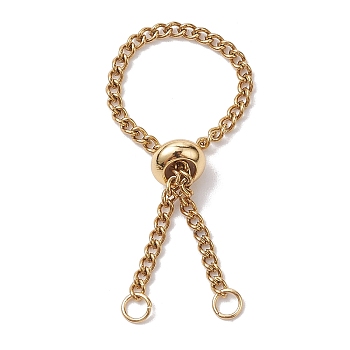 304 Stainless Steel Chain Ring Components, Golden, Inner Diameter: 27mm