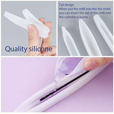 Sunnyclue moldes de silicona para bolígrafos(DIY-SC0001-13)-6