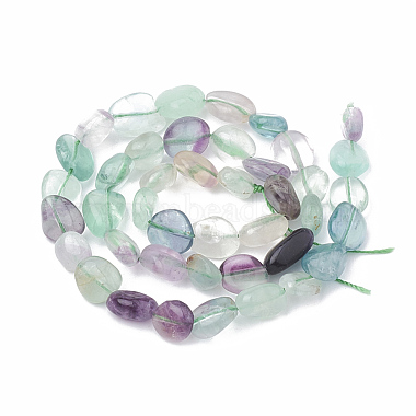 Natural Fluorite Beads Strands(G-S331-8x10-007)-2
