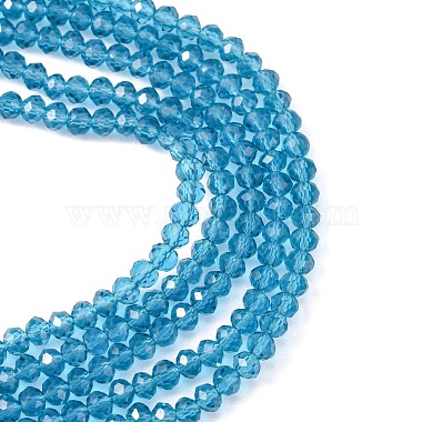 Chapelets de perles en verre transparente  (X-GLAA-R135-2mm-19)-2