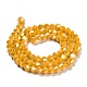 Opaque Solid Color Electroplate Glass Beads Strands(GLAA-F029-P4mm-A04)-2