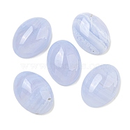 Natural Blue Lace Agate Cabochons, Oval, 18x13x6mm(G-I363-01C)