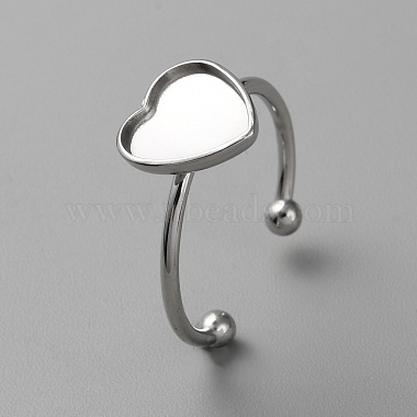 304 Stainless Steel Open Cuff Ring Components(STAS-WH0048-05C-P)-2