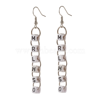 Word Ivrhes Long Brass Dangle Earrings for Women(EJEW-JE04753)-6