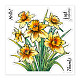 PVC Daffodil Stamp(DIY-WH0486-001)-1