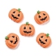 Pumpkin Opaque Resin Cabochons(RESI-F031-05)-1