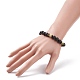 Natural Lava Rock Stretch Bracelet with Gemstone Chips for Women(BJEW-JB08219)-3