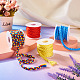 20M 4 Colors Polyester Braid Cords(DIY-TA0010-38)-5