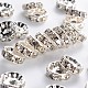 Brass Grade A Rhinestone Spacer Beads(RSB039NF-01)-1
