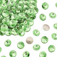 Preciosa&reg MAXIMA Crystal Round Stones, Czech Crystal, Bicone(436 11 177 Rivoli), Dura Foiling, 50520 Peridot, SS39(8.15~8.4mm)(X-PRC-RASS39-50520)