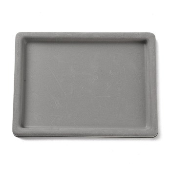 Plastic Bracelet Design Boards, Rectangle, Gray, 20x27x2.05cm