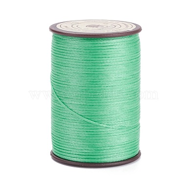 Flat Waxed Thread for Leather Sewing Wax String Polyester Cord Craft  Stitching