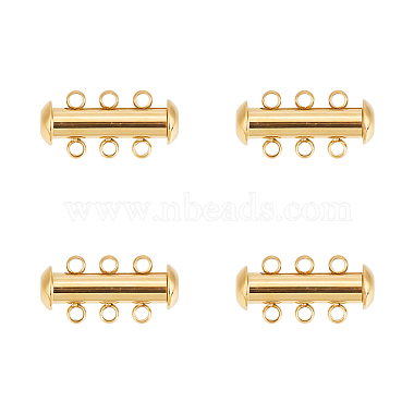 Golden 304 Stainless Steel Slide Lock Clasps