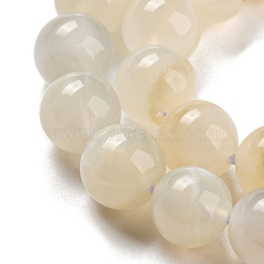 brins de perles de pierre de lune blanches naturelles(G-I268-A-8mm-01)-3