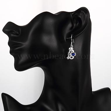Unique Design Heart with Vine Brass Cubic Zirconia Dangle Earrings(EJEW-BB03614-01A)-5