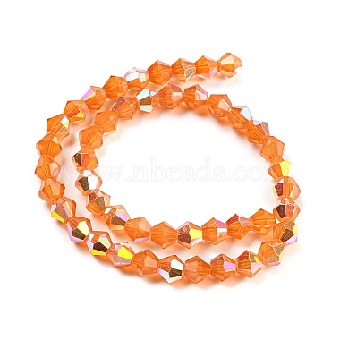 Baking Painted Transparent Glass Beads Strands(GLAA-F029-TM6mm-04)-2