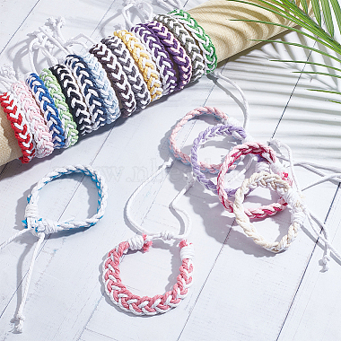 20Pcs 20 Colors Handmade Cotton & Linen Braided Cord Bracelets Set(BJEW-AN0001-62)-5
