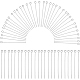 600 Stück Ösenstift aus Messing(KK-SP0001-69C-S)-1