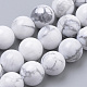 Chapelets de perles en howlite naturelle(X-G-S259-47-8mm)-1