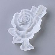 Flower Switch Cover Silicone Molds, Resin Casting Molds, For UV Resin, Epoxy Resin Craft Making, White, 11x7.7x2.1cm, Inner Diameter: 10.8x6.9cm(DIY-I043-08)