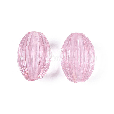 Handmade Ribbed Lampwork Beads(LAMP-N042-01)-2