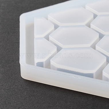 DIY Bee and Honeycomb Shape Coaster Silicone Molds(DIY-K044-01)-6