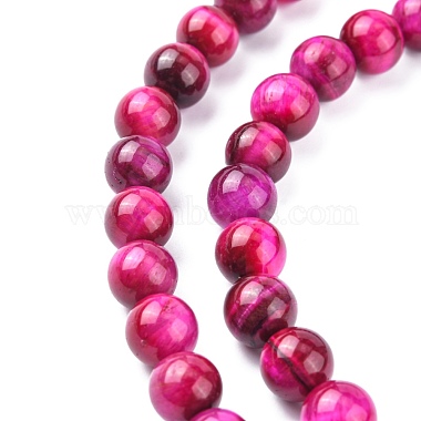 Natural Rose Tiger Eye Beads Strands(X-G-G099-8mm-3)-3