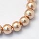 Baking Painted Pearlized Glass Pearl Round Bead Strands(HY-Q003-6mm-11)-2
