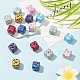 18Pcs 9 Styles Laser & Printed Opaque Acrylic Beads(OACR-FS0002-81)-4