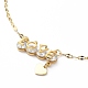 Ion Plating(IP) 304 Stainless Steel with Rhinestone Pendant Necklace(NJEW-K252-07G)-2