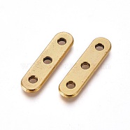 Alloy Spacer Bars, Lead Free & Cadmium Free & Nickel Free, Antique Golden, 24x6x2mm(PALLOY-00406-AG-NR)