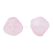Plastic Beads, Flower, Pink, 13x13x12mm, Hole: 1.2mm(KY-N015-198C)