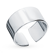 925 Sterling Silver Open Cuff Ring(TZ6795-2)