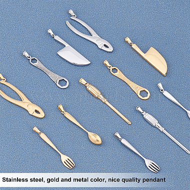 Unicraftale 304 Stainless Steel Big Pendants(STAS-UN0022-27)-5
